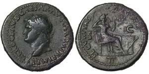 Empire Nero (54-68 AD) Asse Ø 31 mm Coh. n. ... 