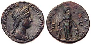 Empire Sabina (128-136 AD) Asse Ø 25 mm ... 