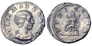Empire Julia Maesa (218-220 AD) Denarius Ø ... 