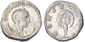 Empire Mariniana (253 AD) Antoninianus Rome ... 
