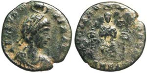 Empire Aelia Eudoxia, wife of Arcadius ... 