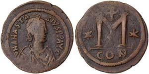 Turkey Constantinople Anastasio I (491-518 ... 