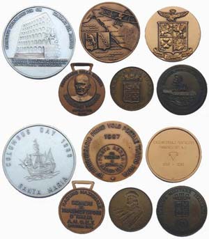 Italy  Lot Lot of 6 medals, theme: marine, ... 