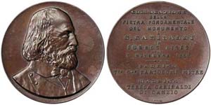 Italy  Medal 1898 Medal for the location of ... 