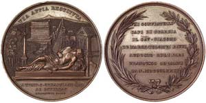 Italy Florence  1872 Medal for the ... 