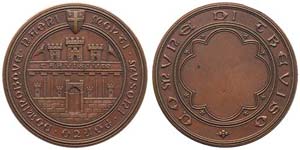 Italy Treviso  Medal with the seal of ... 