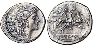 Republic  Anonymous (211-208 BC) Sestertius ... 