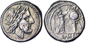 Republic  Anonymous (211-208 BC) Victoriatus ... 
