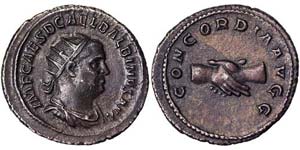 Empire  Balbino (238 AD) Antoninianus Rome ... 