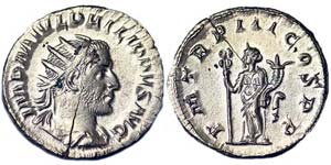 Empire  Philip I (244-249 AD) Denarius Rome ... 