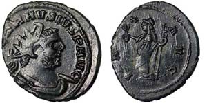 Empire  Carausio (287-293 AD) Antoninianus ... 