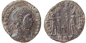 Empire  Costantinus I (307-337 AD) Follis ... 