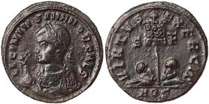 Empire  Licinius II (317-324 AD) Follis 320 ... 