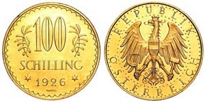 Austria First Republic   100 Schilling 1926 ... 