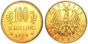 Austria First Republic   100 Schilling 1929 ... 