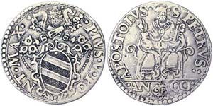 Italian States Ancona  Pius V (1566-1572) ... 