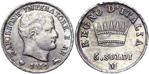 Italian States Milan  Napoleon I (1805-1814) ... 