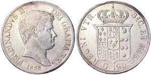 Italian States Naples  Ferdinand II of ... 
