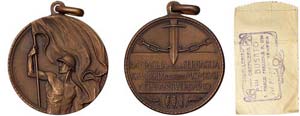 Italy   Medal 1923 Medal of the italian ... 