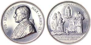 Papal state  Pius XI (1922-1939) 1923 Medal, ... 