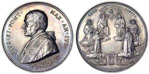 Papal state  Pius XI (1922-1939) 1925 Medal, ... 
