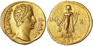 Empire Augustus (27 BC-14 AD) Aureus ... 