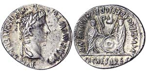 Empire Augustus (27 BC-14 AD) Denarius Rome ... 