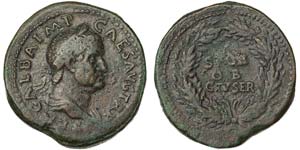 Empire Galba (68-69 AD) Sestertius Rome ... 