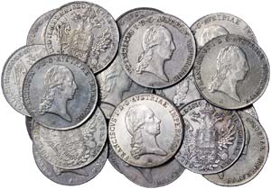 Austria LOTS  Lot 19 coins. Thaler: 1814, ... 
