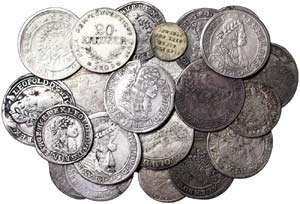 Austria LOTS  Lot 24 coins. XV Kreuzer: ... 