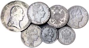 Austria LOTS  Lot 7 coins. Venice Mint. ... 