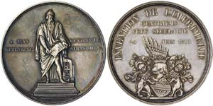 Belgium  Medal 1840 Inauguration of the ... 