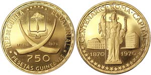 Equatorial Guinea Republic (1968-date)  750 ... 