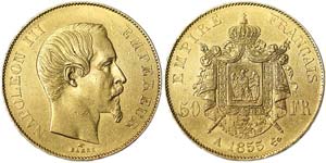 France Napoleon III (1852-1870) 50 Francs ... 