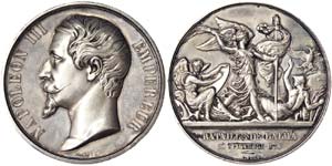 France Napoleon III (1852-1870) Medal 1854 ... 
