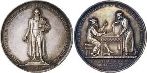 Germany  Medal 1837 Inauguration of the ... 