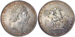 Great Britain George III (1760-1820) 1 Crown ... 