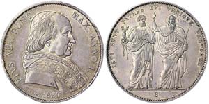 Italian States Bologna Pius VIII (1829-1830) ... 