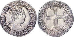 Italian States Naples Ferdinand I of Aragona ... 