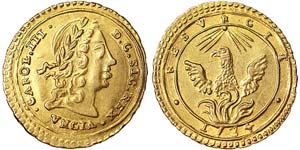 Italian States Palermo Carlo III (1720-1734) ... 