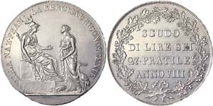Italy Cisalpine Republic (1797-1802)  Scudo ... 