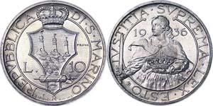 San Marino Republic second coinage ... 