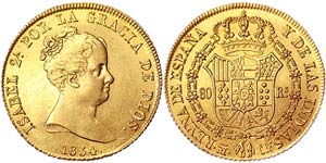 Spain Kingdom Isabel II (1833-1868) 80 ... 