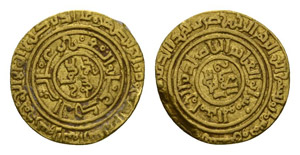 Egypt AH 589-595 Dinar in Gold ... 
