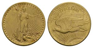 USA 20 Dollar 1922 Gold 33.4g ... 