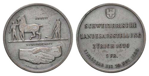 Schweiz 1939 Probe  - Schweiz / ... 