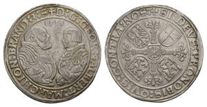 Brandenburg 1538 Taler silver 28.76g handle ... 