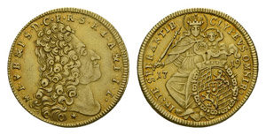 Bavaria 1719 Max`dor in Gold 6.52g KM 338 ... 
