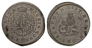 Bavaria n.d 1598-1651 cruiser silver 11.94g ... 
