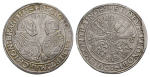 Brandenburg 1538 Taler in Silber 28.76g ... 